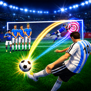 Flick Football Game 3D: Penalty Shootout & Free Kick Challenge Soccer icon