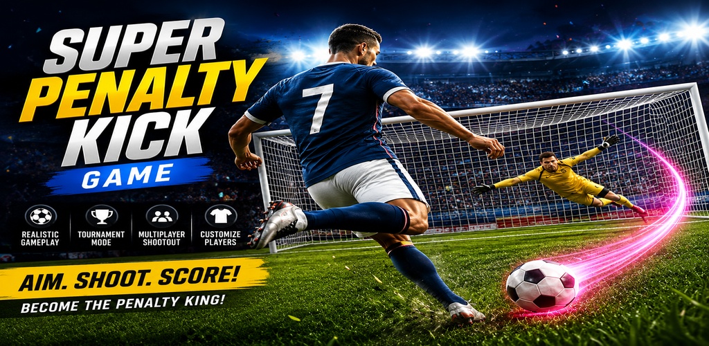 Super Penalty Kick Game: Soccer Football Shootout Simulator Offline