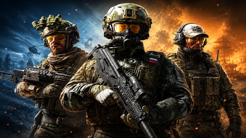 FPS Team Deathmatch Shooter: Offline PvP Sniper Strike Commando Combat
